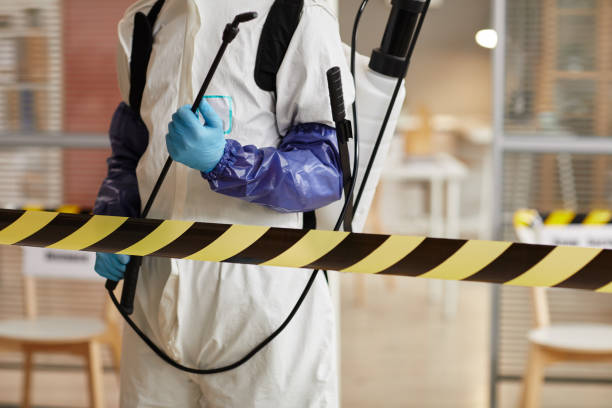 Professional Sewage Cleanup technician working in Welcome, MD